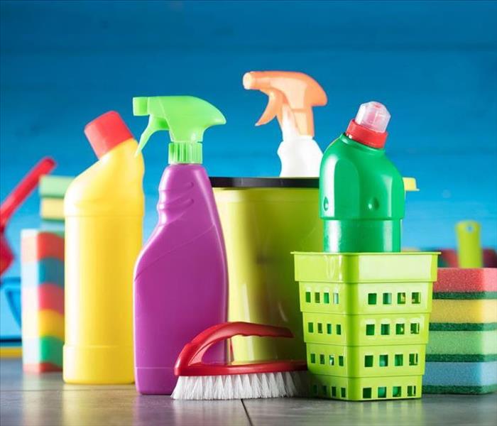 cleaners and bottles for cleaning